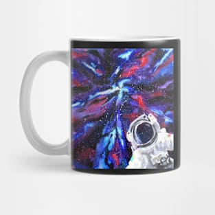 Galaxy Exploring Astronaut Mug